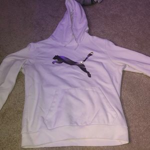 White puma hoodie